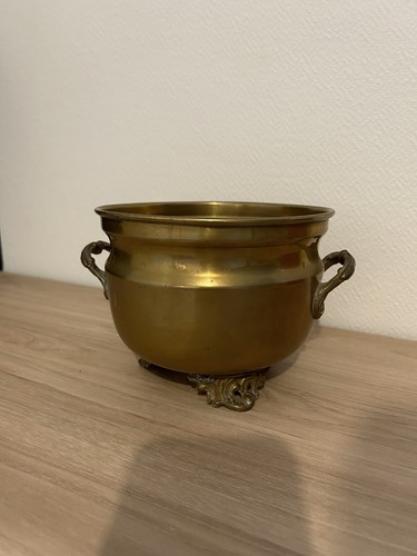 Chaudron cache pot laiton - pot,