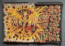 Tapisserie à l'oiseau par A