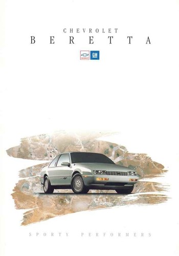 Brochure chevrolet beretta - brochure,