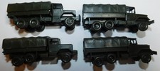 ROCO MINITANKS HO réf 192. 4 x CAMION US 5T CARGO 6x6 M54 A2 .VEHICULE MILITAIRE