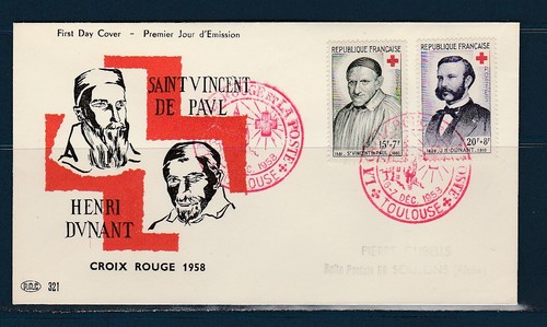 Enveloppe 1er jour - jour, paire