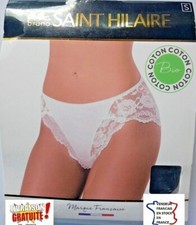 CULOTTE ,SLIP,SAINT HILAIRE(marque française),TAILLE S (2) ,2 COULEURS DISPO/ 7.