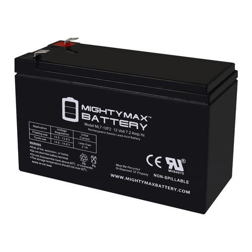 Mighty max 12v 7ah - 12v, f2