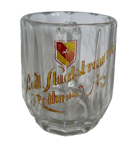Verre bière émaillé - verre,