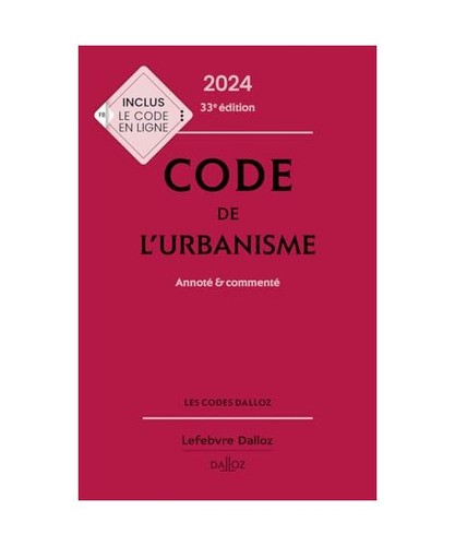 Code urbanisme 2024 - code, de