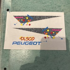 Ancien Autocollant Disco Vélo