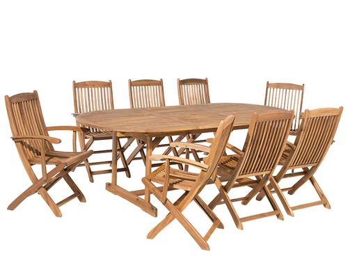 Beliani table jardin et - -, de