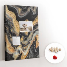 Décoratif Tableau d'affichage Tableau en liège 40x60 - Motif de vague