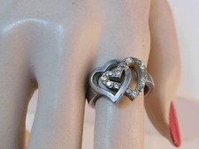 Argent T Emboîtés Strass