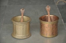 2 PC Vintage Laiton & Cuivre