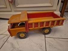 Ancien camion en bois jouet DEJOU BERLIET collection 1950