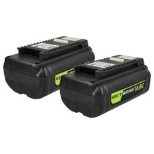 2 Batteries pour Ryobi 40V 14 IN Brushless Chain Saw 40V 20 IN Brushless 4Ah 36V