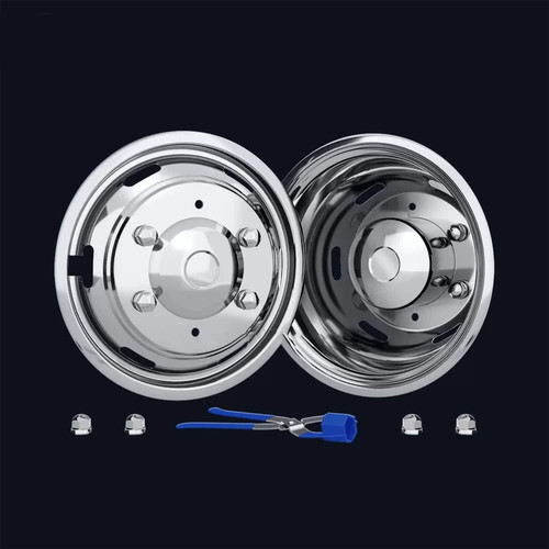 Kit enjoliveurs inox - 16", x