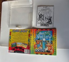 Boite et notice du Jeu Beach Volley pour Amstrad disquette 464, 664 et 6128