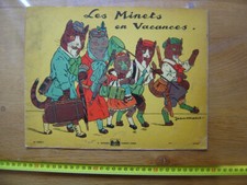 LES MINETS EN VACANCES 20039/1 Capendu Imagier Paris Maset Animaux Humanises