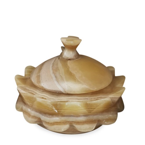 Sucrier table onyx - onyx, ambré