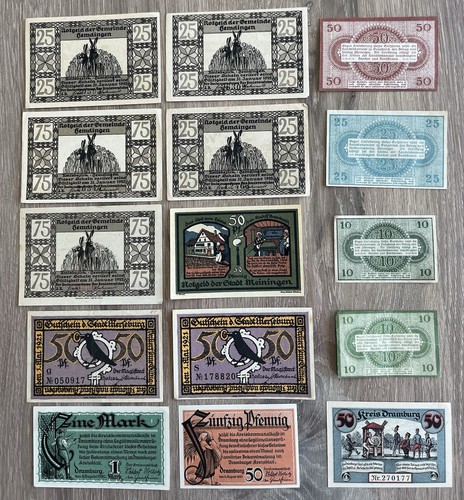 Lot billets allemand - de,