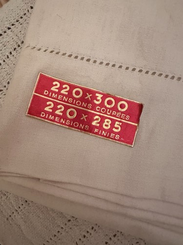 Drap neuf ancien toile - neuf,