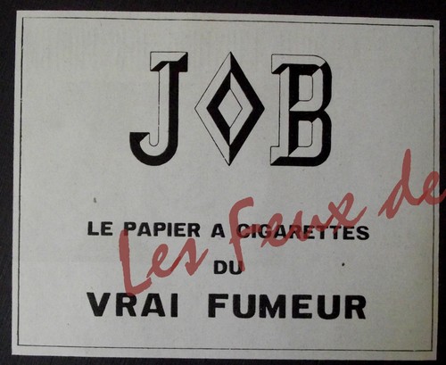 Publicité ancienne job - publicité,