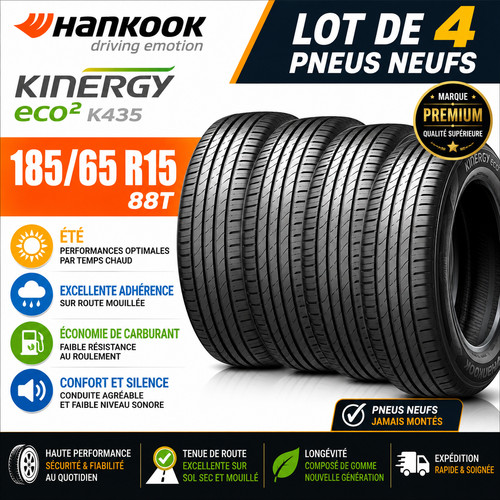 Lot pneus 185 - 4, r15