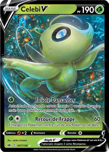 Carte pokémon celebi - carte,
