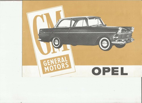 Opel 1961 1200 p1 rekord - opel,