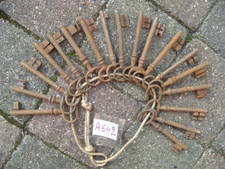 LOT A642 DE 18 CLÉ CLÉS CLEFS CLEF ANCIENNES DE PORTE SERRURE
