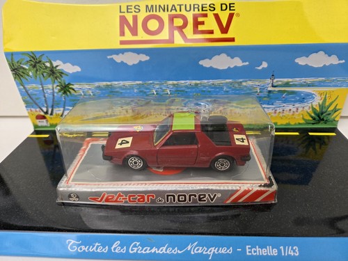 Norev fiat rallye rouge - fiat, 1/9