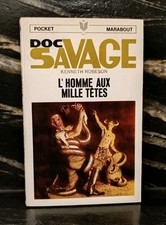 K. ROBESON DOC SAVAGE 2 L'HOMME AUX MILLE TÊTES POCKET MARABOUT 15 TBE++  BAMA