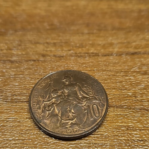 Pièce centimes 1917 - pièce, 10