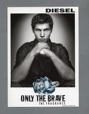 Carte publicitaire format carte postale  - Only the Brave Diesel recto verso