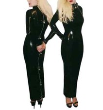 Sissy Glossy PVC Lockable Back