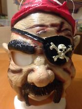 Disguise Speak E-Z Pirate First Mate Vinyl Overhead Mask New Halloween Haunt Arr