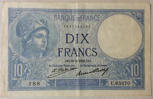 France billet francs - france,