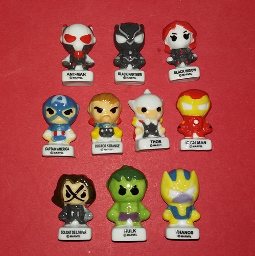 Série complète fèves marvel - complète,