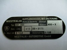 Panneau type ahk remorque - type,