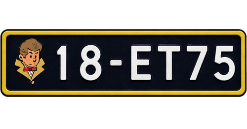 Plaque immatriculation factice - immatriculation,