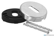 Paire de rosaces de clé en