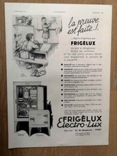 Figèlux ELECTROLUX + Miroir BROT + vin Le MANDARIN - Publicité de 1933 - 1770