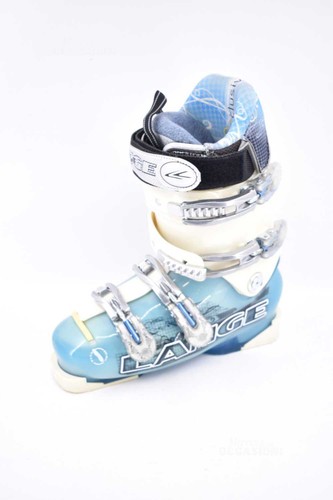Bottes ski femme lange bleu - de,