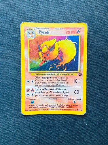 Carte pokemon pyroli holo - pokemon,