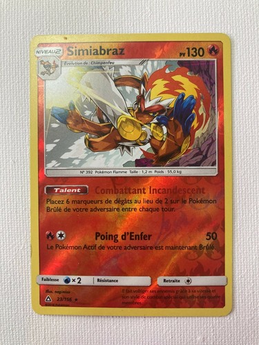 Carte pokemon simiabraz - carte,