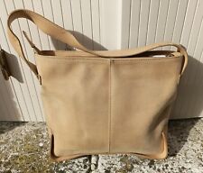 Arthur et Aston -Sac à main - Cuir suedine beige - 26x20x8cm