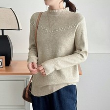 Pull Slim En Tricot Avec Col