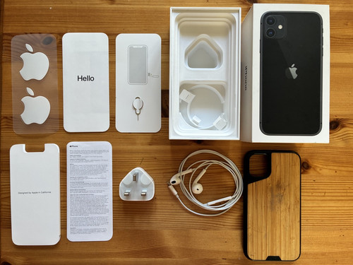 Boîte vide iphone - boîte, de