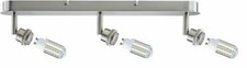 Paulmann Spots Système de Déco LED Bâton 3x3W GZ10 230V Fer Brossé Métal