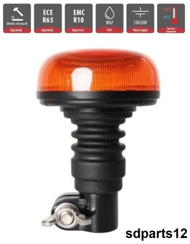 Gyrophare led orange 12v - led, 24v