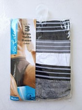 LOT DE 3 SLIPS HOMME TAILLE 2/S MARQUE IN EXTENSO 100% COTON