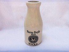 Older ceramic milk bottle - milk,
