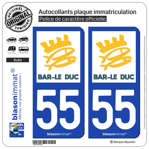 Stickers autocollant plaque - 2,
